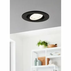 Spot encastrable Eglo SALICETO-Z LED Noir, 1 lumière
