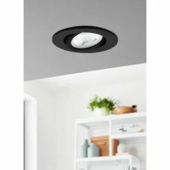 Spot encastrable Eglo SALICETO-Z LED Noir, 1 lumière