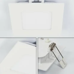 Spot encastrable Finsrud LED Blanc, 1 lumière