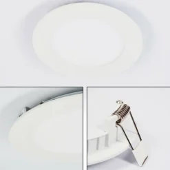 Spot encastrable Finsrud LED Blanc, 1 lumière