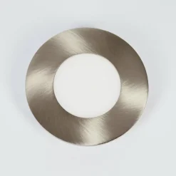 Spot encastrable Finsrud LED Nickel mat, 1 lumière