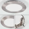 Spot encastrable Finsrud LED Nickel mat, 1 lumière