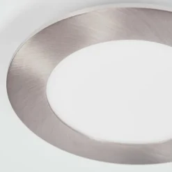 Spot encastrable Finsrud LED Nickel mat, 1 lumière