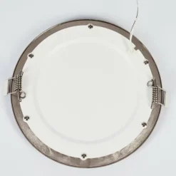 Spot encastrable Finsrud LED Nickel mat, 1 lumière
