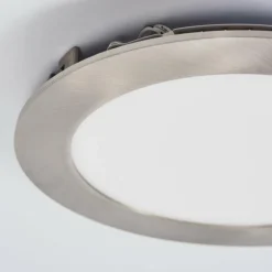 Spot encastrable Finsrud LED Nickel mat, 1 lumière