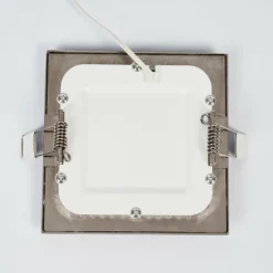 Spot encastrable Finsrud LED Nickel mat, 1 lumière