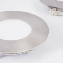 Spot encastrable Finsrud LED Nickel mat, 1 lumière
