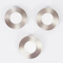 Spot encastrable Finsrud LED Nickel mat, 1 lumière