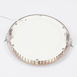 Spot encastrable Finsrud LED Nickel mat, 1 lumière, Télécommandes, Changeur de couleurs