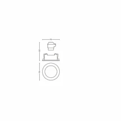 Spot encastrable, kit d'extension Philips Hue Ambiance White Milliskin Argenté, 1 lumière, Télécommandes