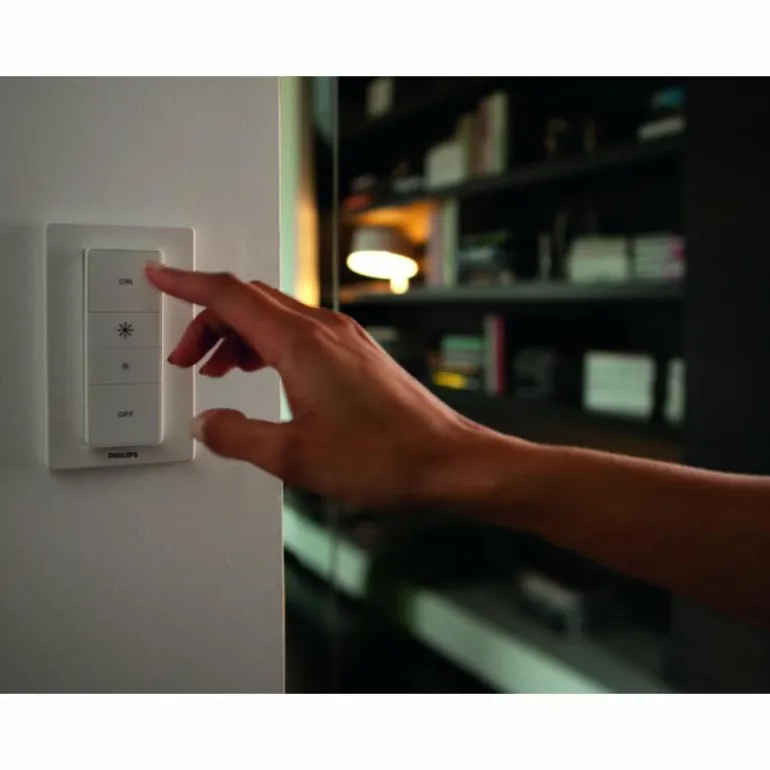 Spot encastrable, kit d'extension Philips Hue Ambiance White Milliskin Argenté, 1 lumière, Télécommandes
