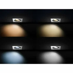 Spot encastrable, kit d'extension Philips Hue Ambiance White Milliskin Argenté, 1 lumière, Télécommandes