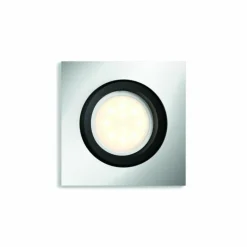 Spot encastrable, kit d'extension Philips Hue Ambiance White Milliskin Argenté, 1 lumière, Télécommandes