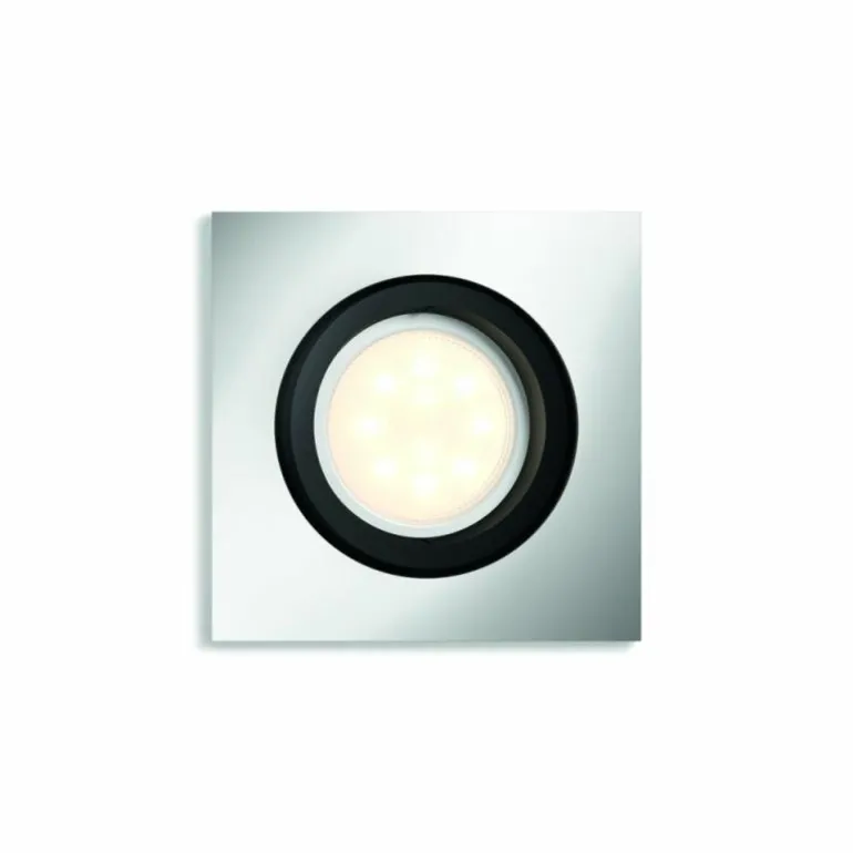 Spot encastrable, kit d'extension Philips Hue Ambiance White Milliskin Argenté, 1 lumière, Télécommandes