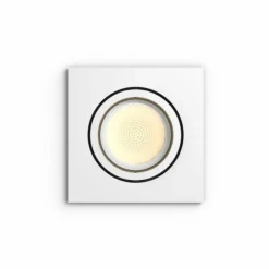 Spot encastrable, kit d'extension Philips Hue Ambiance White & Color Centura Blanc, 1 lumière, Changeur de couleurs