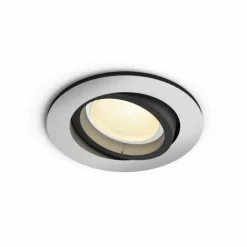 Spot encastrable, kit d'extension Philips Hue Ambiance White & Color Centura Argenté, 1 lumière, Changeur de couleurs