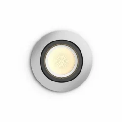 Spot encastrable, kit d'extension Philips Hue Ambiance White & Color Centura Argenté, 1 lumière, Changeur de couleurs