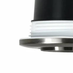 Spot encastrable Nordlux UMBERTO LED Nickel mat, Noir, 1 lumière