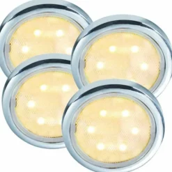 Spot encastrable Nordlux LISMORE LED Chrome, 4 lumières