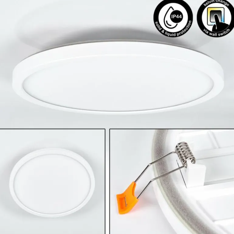 Spot encastrable Pawcatuck LED Blanc, 1 lumière