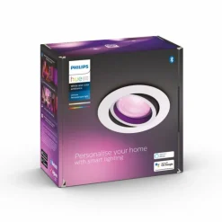 Spot encastrable Philips Hue Centura LED Blanc, 1 lumière, Changeur de couleurs