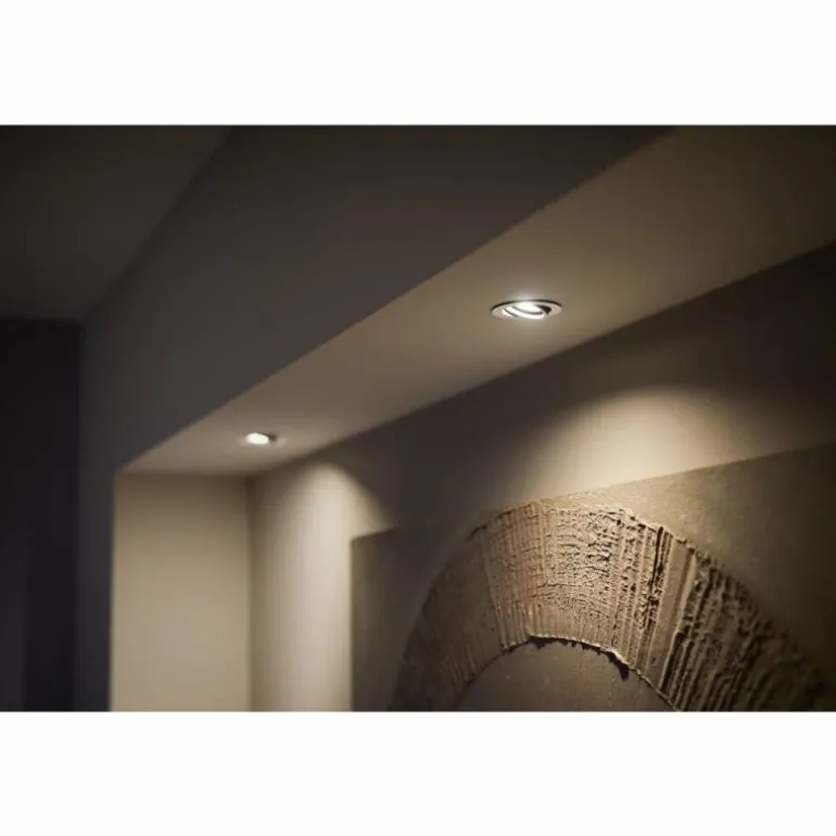 Spot encastrable Philips Hue Centura LED Blanc, 1 lumière, Changeur de couleurs