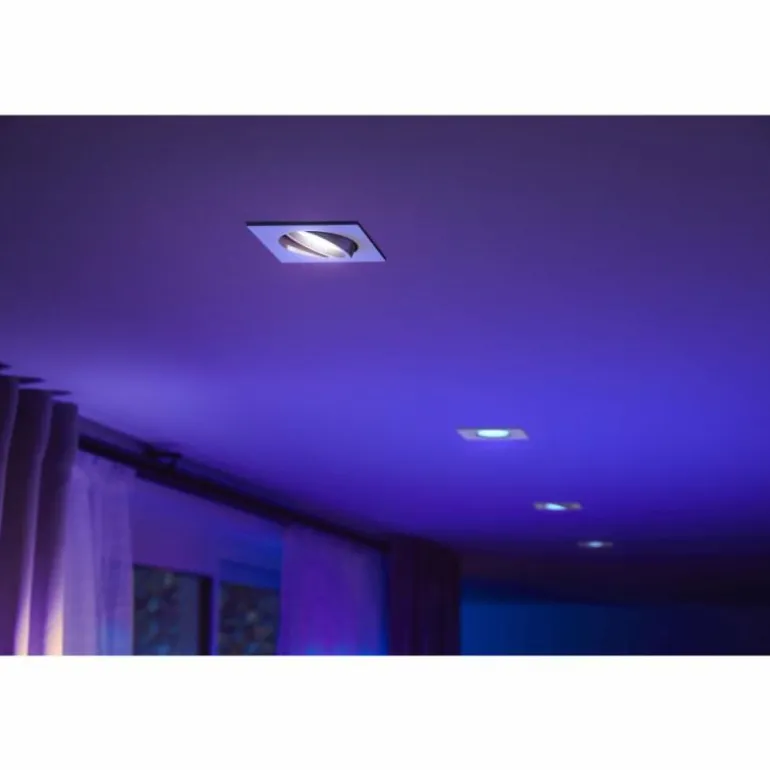 Spot encastrable Philips Hue Centura LED Blanc, 1 lumière, Changeur de couleurs
