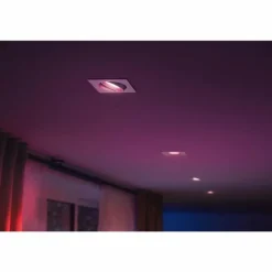 Spot encastrable Philips Hue Centura LED Blanc, 1 lumière, Changeur de couleurs