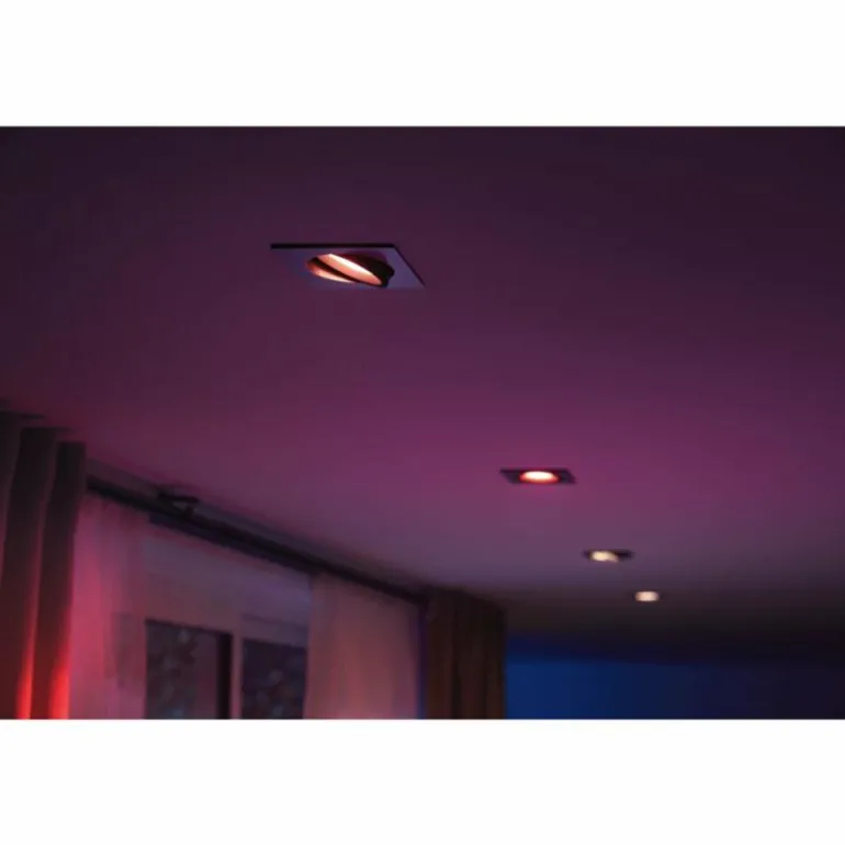 Spot encastrable Philips Hue Centura LED Blanc, 1 lumière, Changeur de couleurs