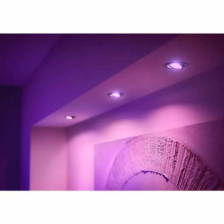 Spot encastrable Philips Hue Centura LED Blanc, 3 lumières