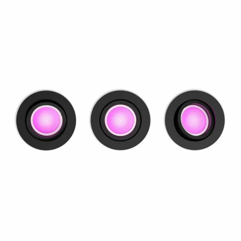 Spot encastrable Philips Hue Centura LED Blanc, 3 lumières
