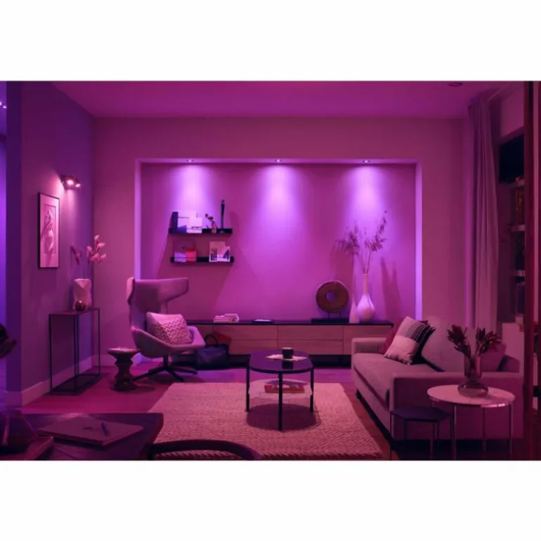 Spot encastrable Philips Hue Centura LED Blanc, 3 lumières