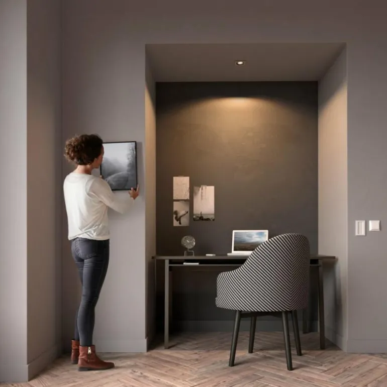 Spot encastrable Philips Hue Milliskin LED Argenté, 1 lumière