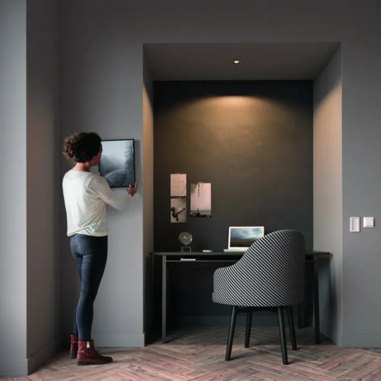 Spot encastrable Philips Hue Milliskin LED Argenté, 1 lumière