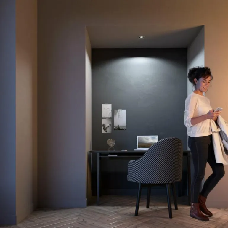 Spot encastrable Philips Hue Milliskin LED Argenté, 1 lumière