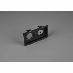 Spot encastrable Trio Kenai LED Noir, 2 lumières