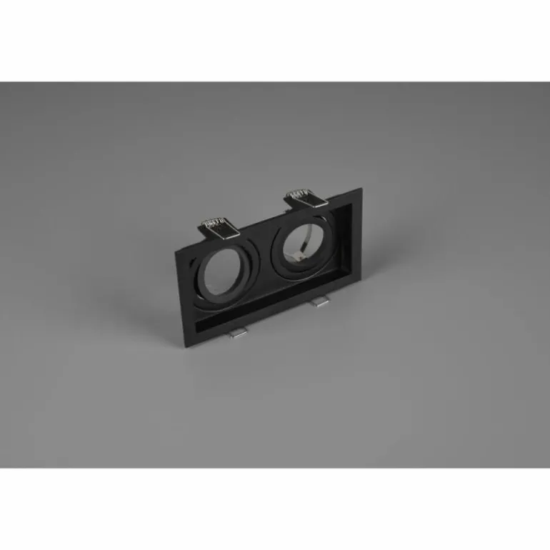 Spot encastrable Trio Kenai LED Noir, 2 lumières