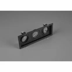 Spot encastrable Trio Kenai LED Noir, 3 lumières