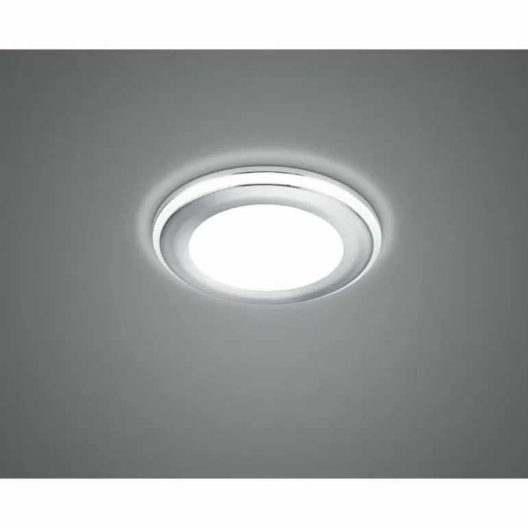 Spot encastrable Trio Leuchten AURA LED Chrome, 1 lumière
