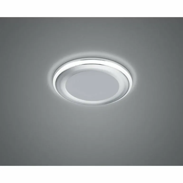 Spot encastrable Trio Leuchten AURA LED Chrome, 1 lumière