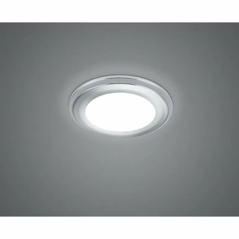 Spot encastrable Trio Leuchten AURA LED Chrome, 1 lumière