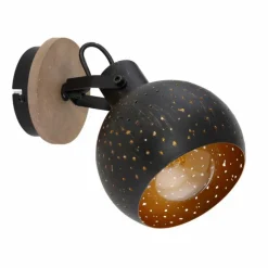 Spot Globo ADAJA Noir, 1 lumière