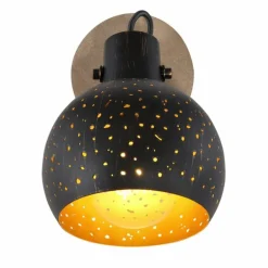 Spot Globo ADAJA Noir, 1 lumière