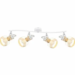 Spot Globo BANA Brun, Blanc, 4 lumières