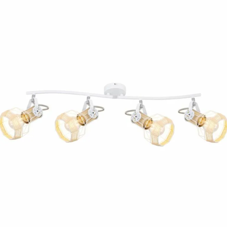 Spot Globo BANA Brun, Blanc, 4 lumières