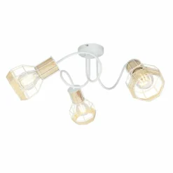 Spot Globo BANA Brun, Blanc, 3 lumières