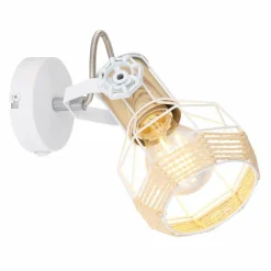 Spot Globo BANA Brun, Blanc, 1 lumière