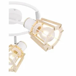 Spot Globo BLAHA Brun, Blanc, 3 lumières