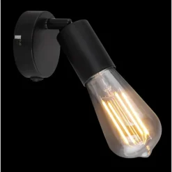 Spot Globo HIDEEA Noir, 1 lumière