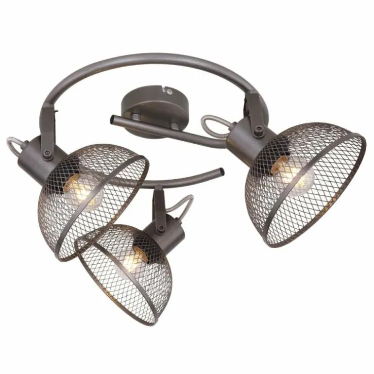 Spot Globo ISAKKA Chrome, 3 lumières